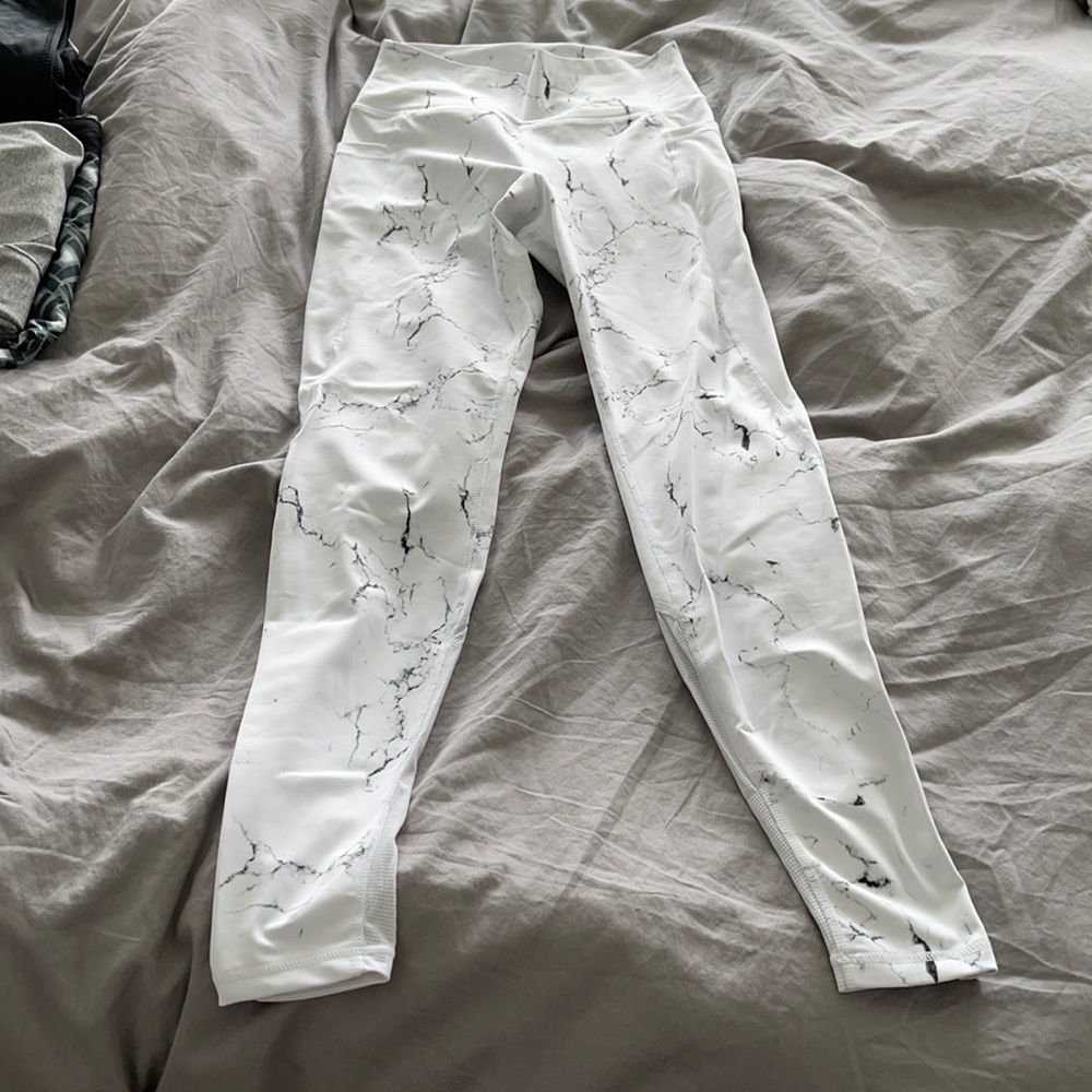 buff bunny marble high waisted leggings
